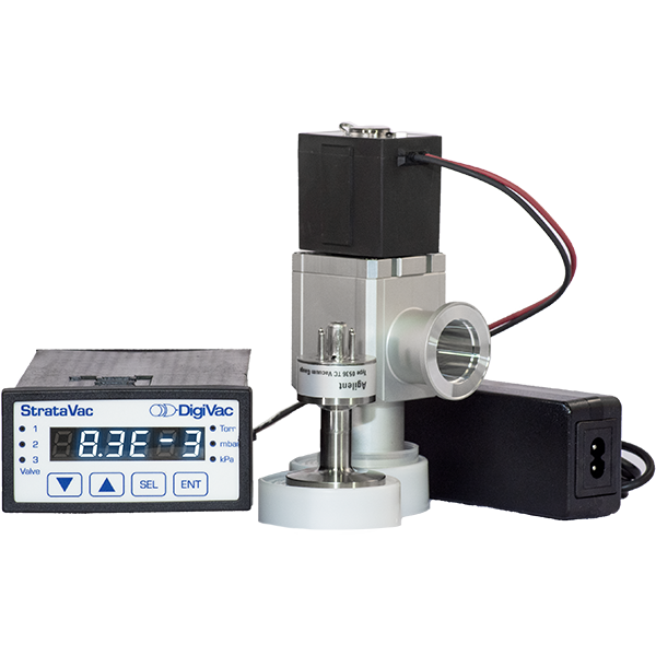 StrataVac | Distillation Vacuum Controller | Throttle Control 10 millitorr to 6 Torr | 1 Head Kit