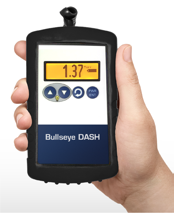 Bluetooth Bullseye DASH | Portable Bluetooth Capacitance Manometer Gauge