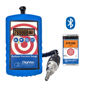 Bullseye Precision Gauge® with Bluetooth | Wireless Vacuum Gauge NPT, KF25