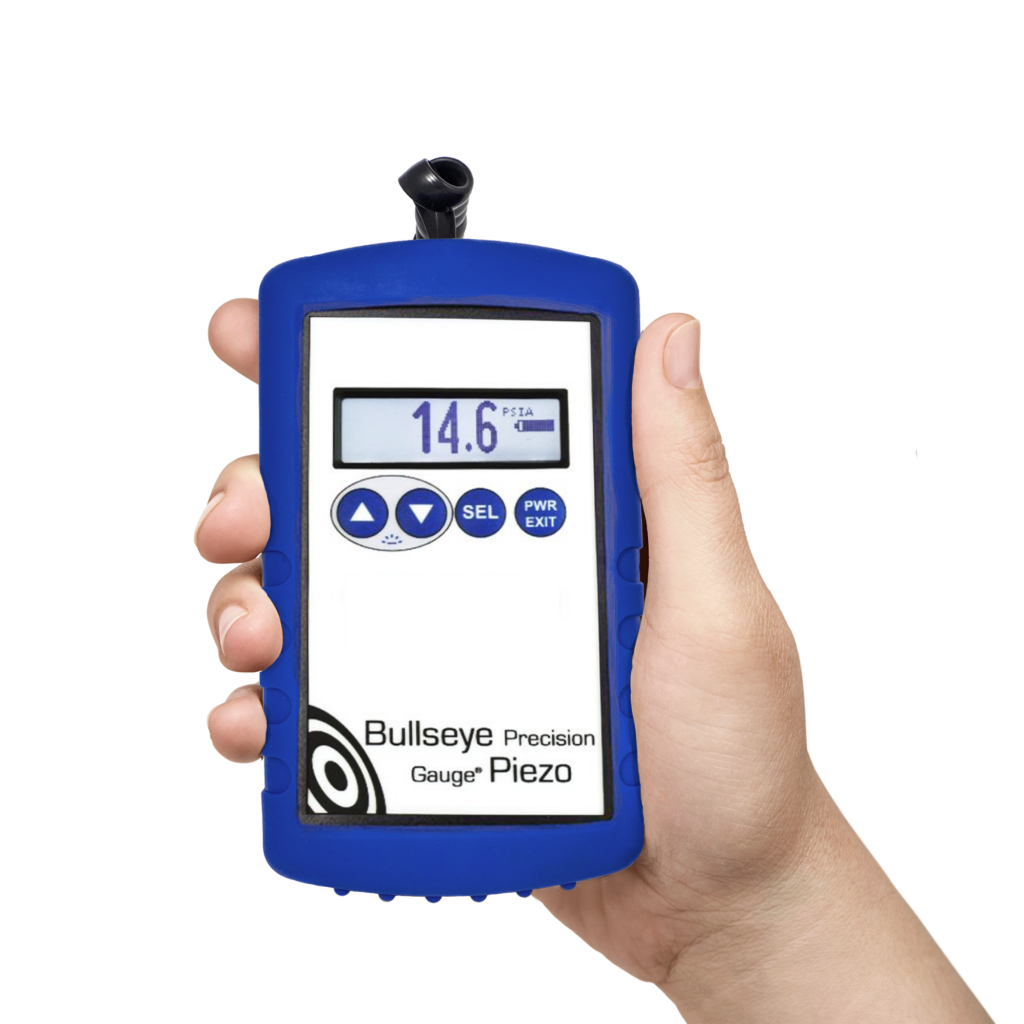 Bullseye Piezo Vacuum to PSI Bluetooth Gauge UL, CSA, CE