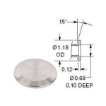 KF16 Blank | KF25 Blank Vacuum Fittings