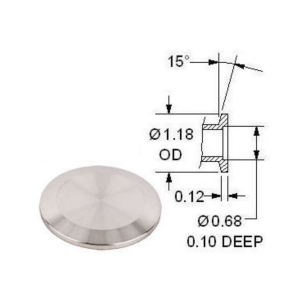 KF16 Blank | KF25 Blank Vacuum Fittings