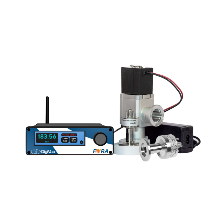 FYRA Vacuum Regulator | 10 millitorr to 6 Torr | 2 Sensors for Roughing Pump + System, UL, CSA,CE