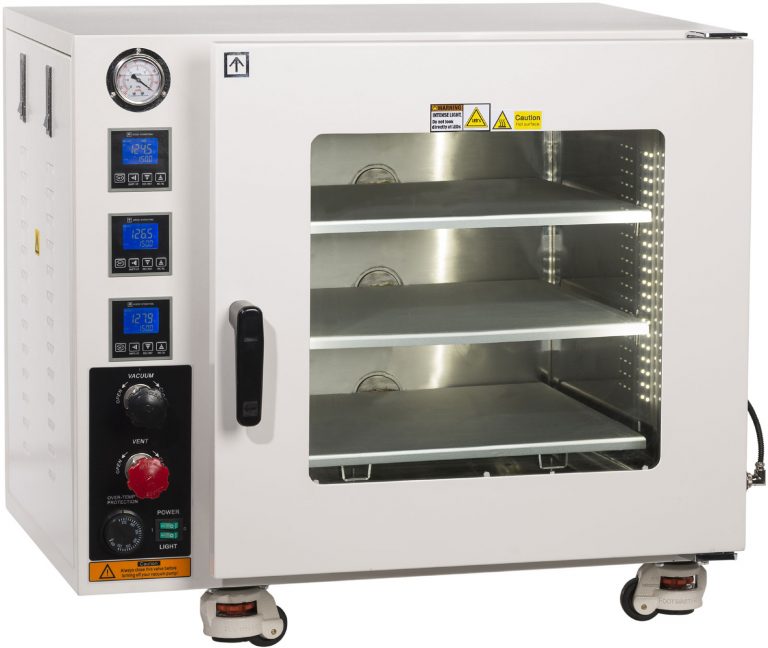 Ai 3.2 CF Vacuum Oven up to 250C | UL Certified| 3 Shelves & Stainless Tubing