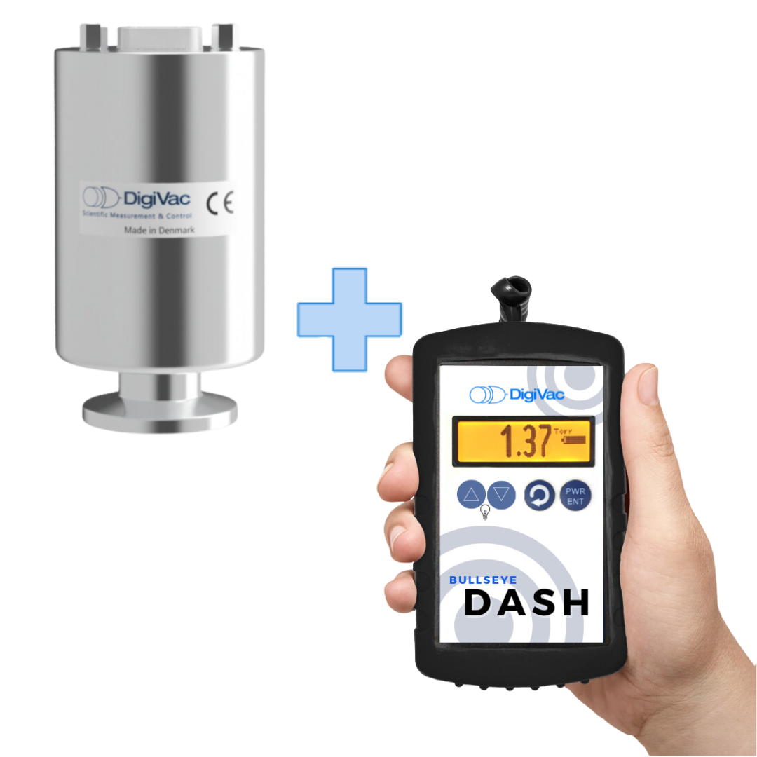 DASH TriSENS High Vacuum Gauge 7.5×10-6 to 1000 Torr