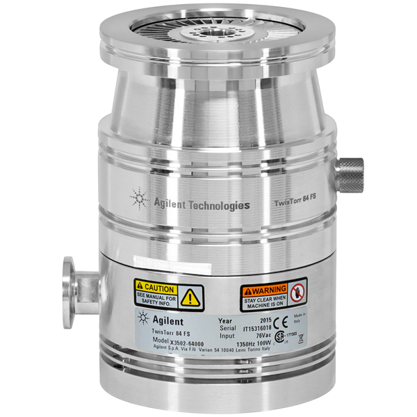 Agilent TwisTorr 74FS ISO63 turbomolecular vacuum pump X3502-64170