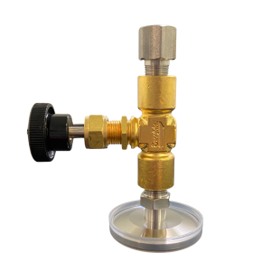 Vacuum Bleed Valve | Swagelok coarse metering KF25 | 5 micron Inlet Filter