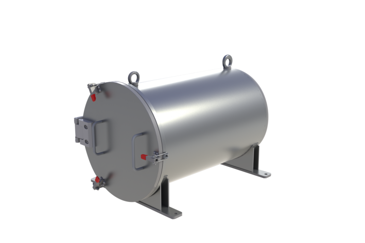 Pfeiffer Cylindrical vacuum chamber | 820KHH0320-500 | Down to 10-7